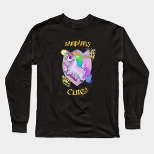 Rampantly Cute! Unicorn Long Sleeve T-Shirt